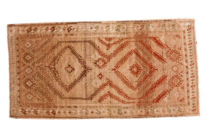 3x6 Distressed Vintage Afghani Rug Runner