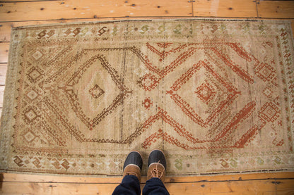 3x6 Distressed Vintage Afghani Rug Runner