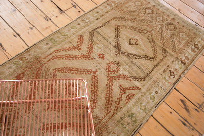 3x6 Distressed Vintage Afghani Rug Runner