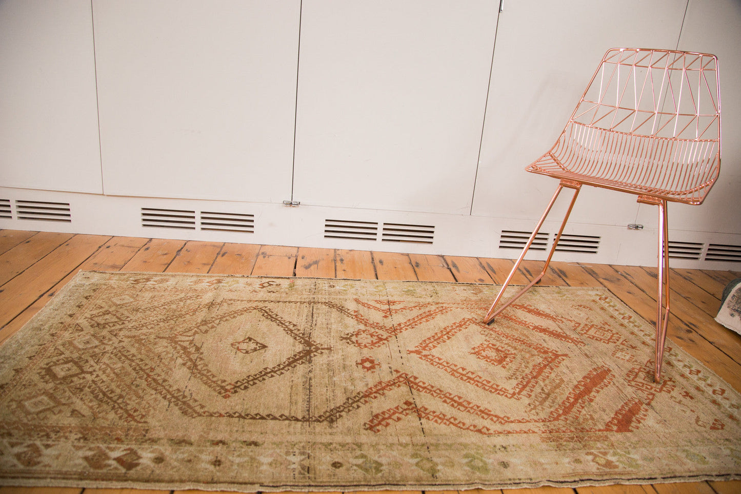 3x6 Distressed Vintage Afghani Rug Runner