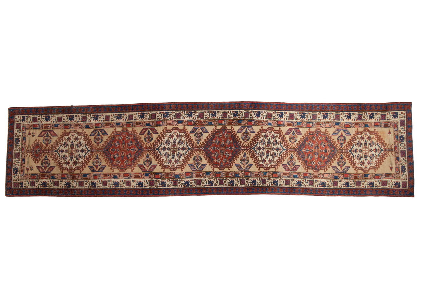3x14.5 Antique Serab Rug Runner