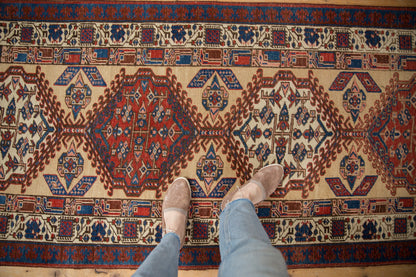 3x14.5 Antique Serab Rug Runner