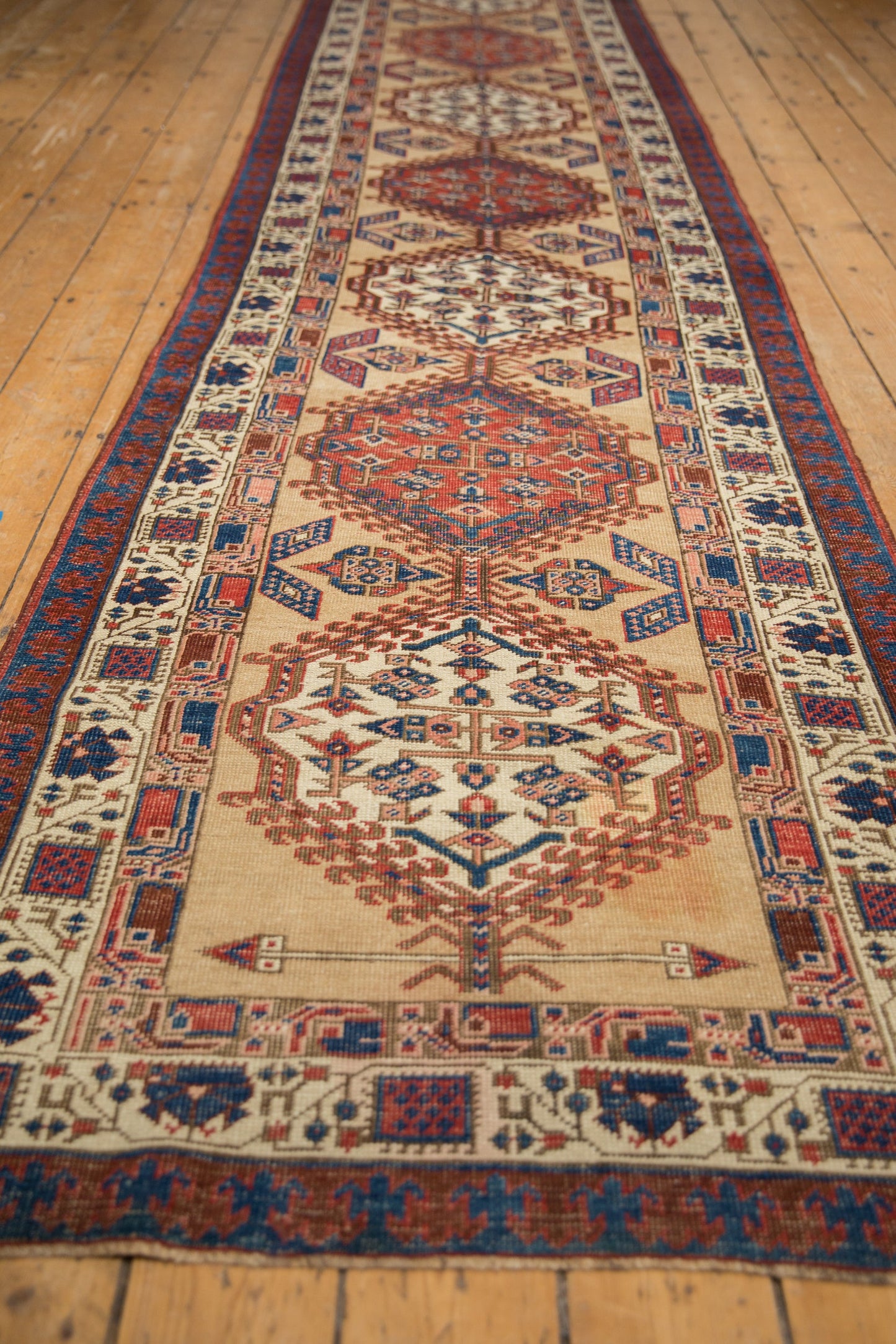 3x14.5 Antique Serab Rug Runner