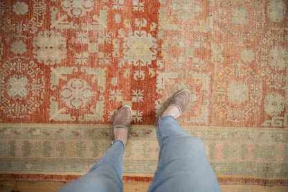 4.5x9.5 Vintage Distressed Khotan Rug Runner