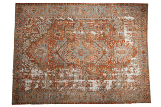 8x11 Antique Distressed Karaja Carpet