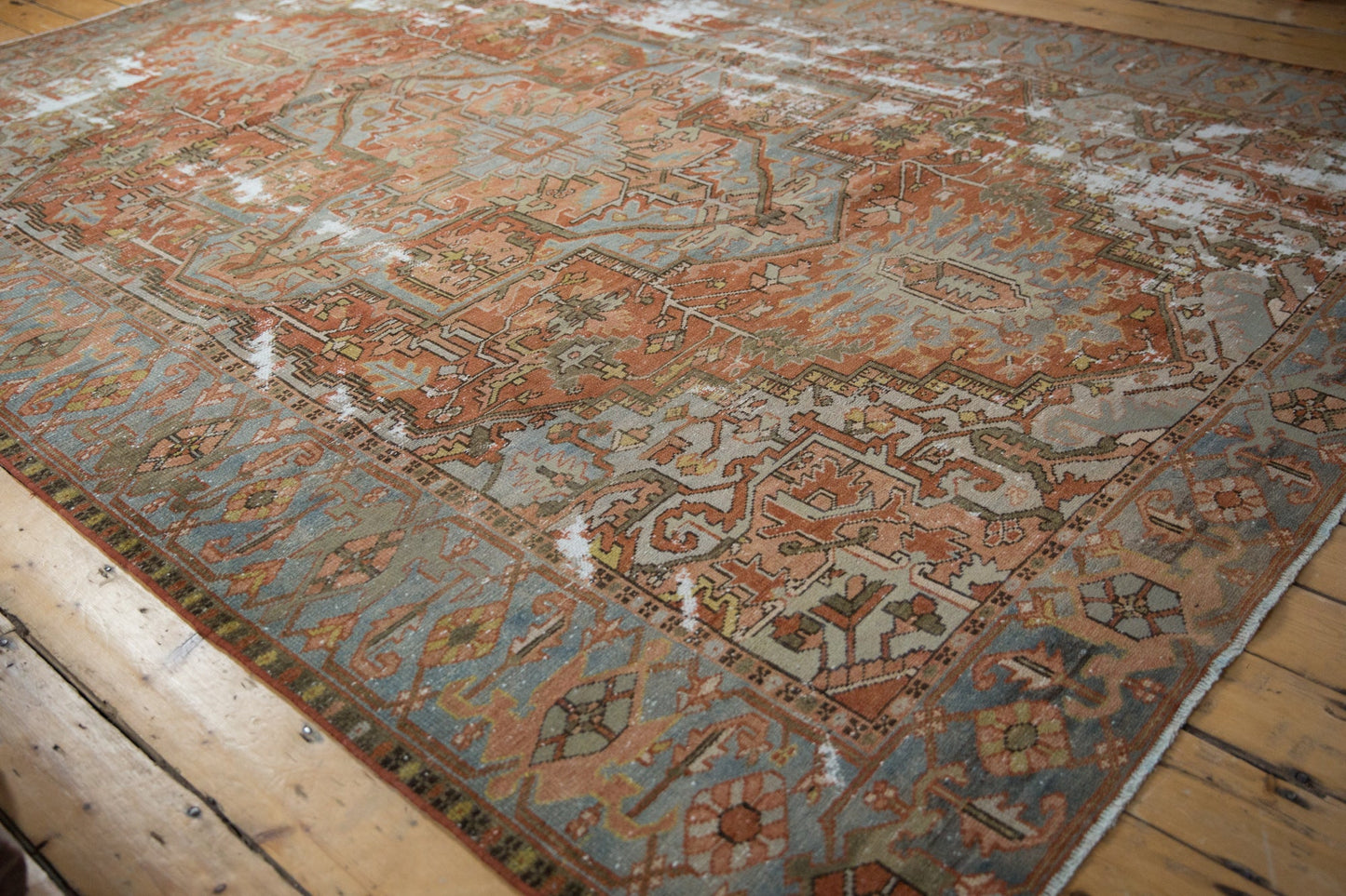 8x11 Antique Distressed Karaja Carpet