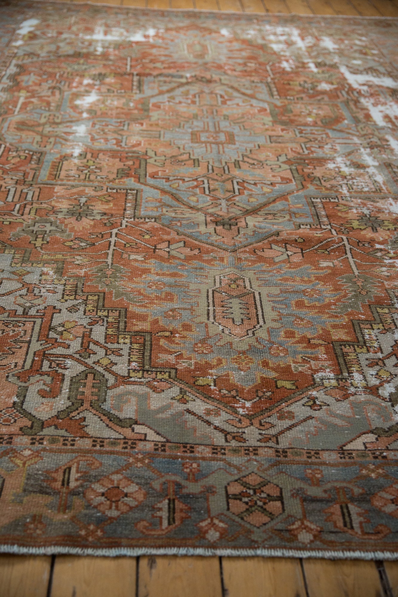 8x11 Antique Distressed Karaja Carpet
