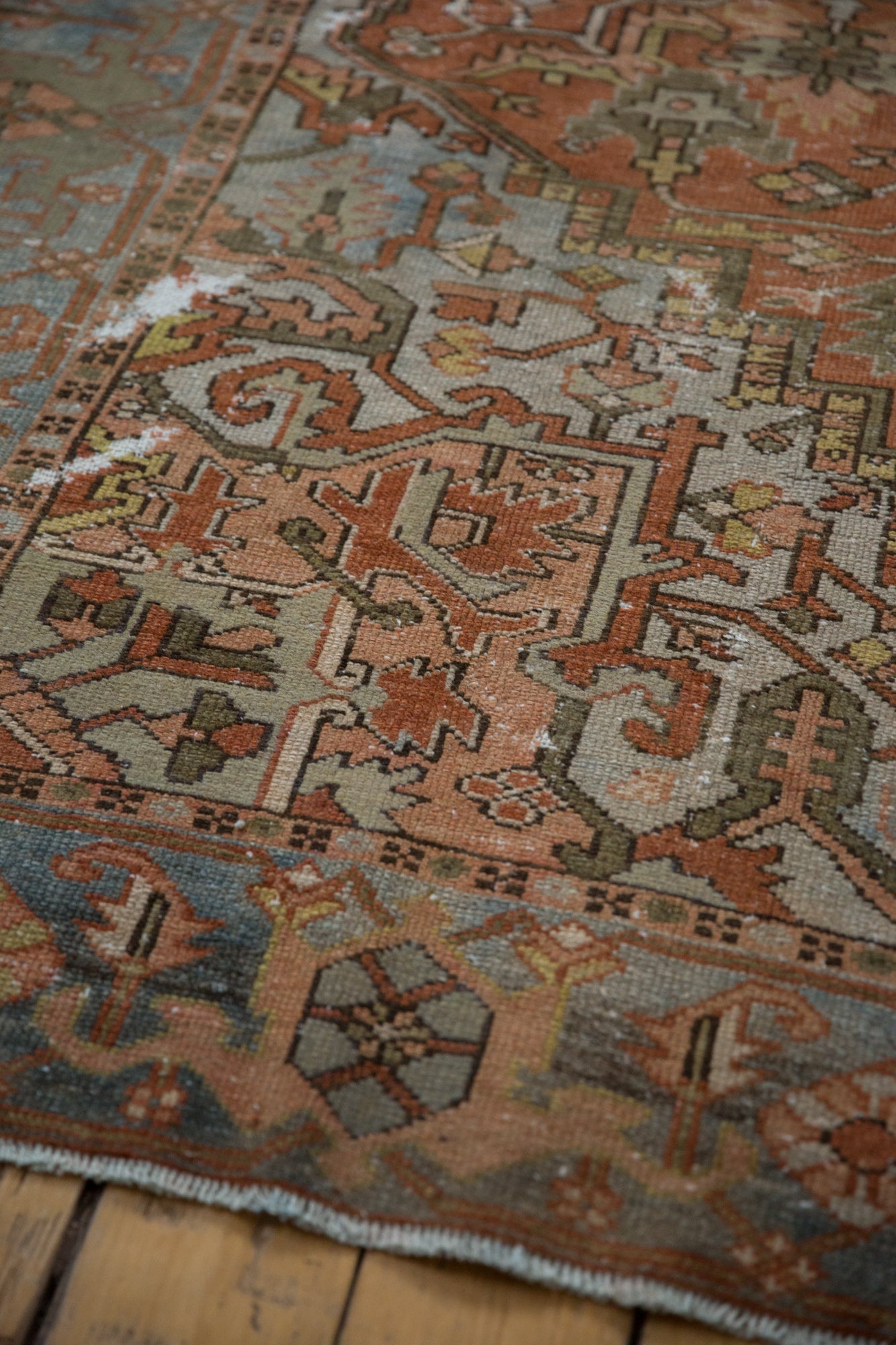 8x11 Antique Distressed Karaja Carpet