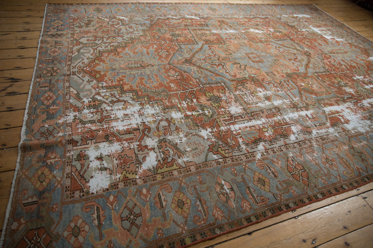 8x11 Antique Distressed Karaja Carpet