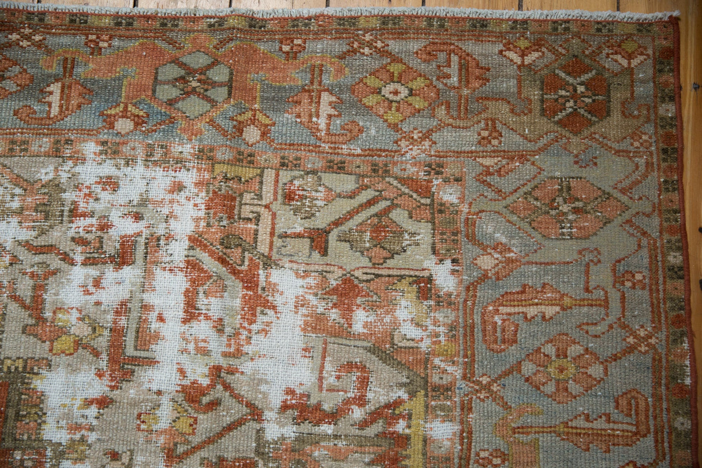 8x11 Antique Distressed Karaja Carpet