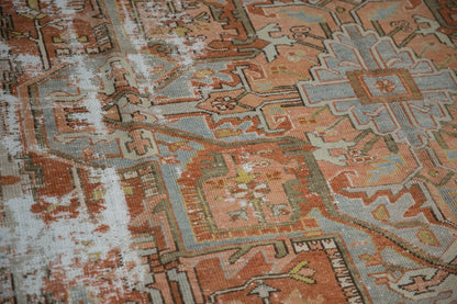 8x11 Antique Distressed Karaja Carpet