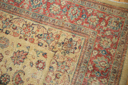 8.5x12 Vintage Distressed Tabriz Carpet