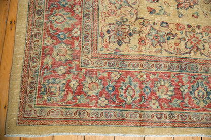 8.5x12 Vintage Distressed Tabriz Carpet