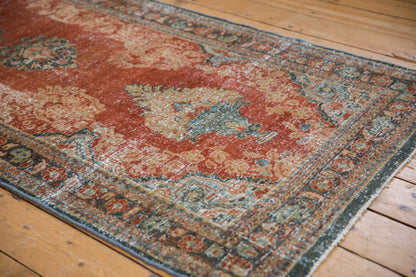 3.5x11.5 Vintage Distressed Mahal Rug Runner