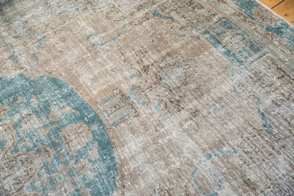 7.5x10.5 Vintage Distressed Oushak Carpet
