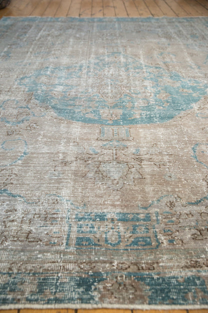 7.5x10.5 Vintage Distressed Oushak Carpet