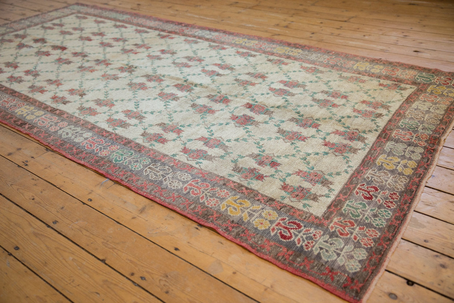 5x11 Vintage Distressed Oushak Rug Runner
