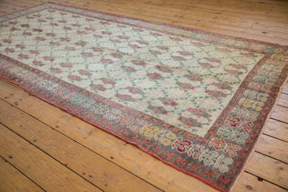 5x11 Vintage Distressed Oushak Rug Runner