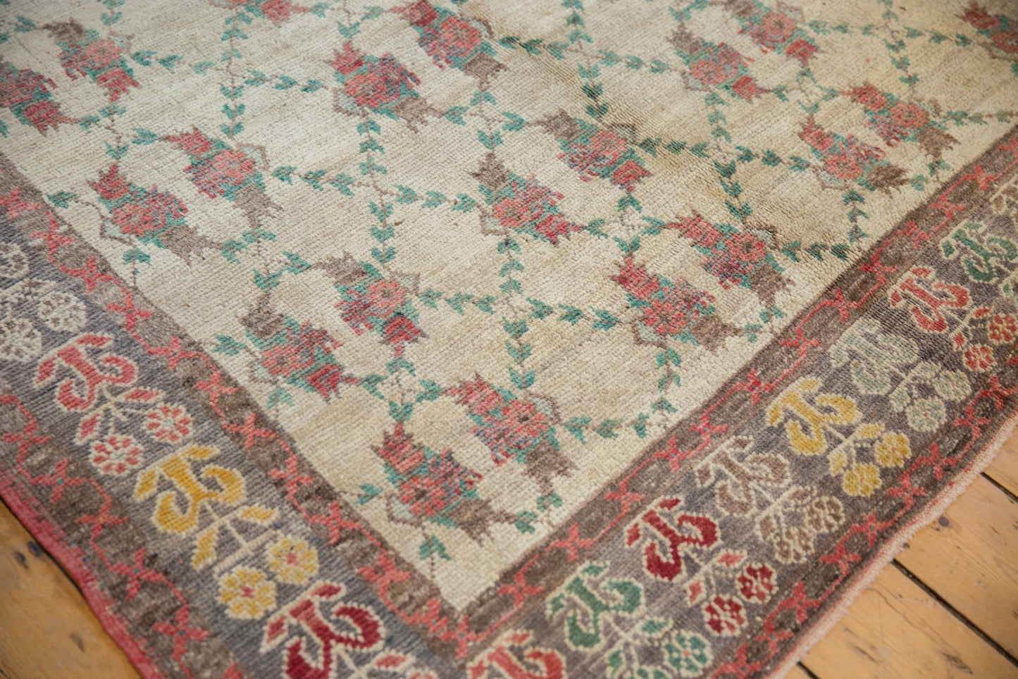 5x11 Vintage Distressed Oushak Rug Runner