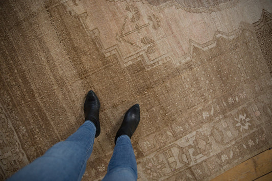9.5x11 Vintage Distressed Oushak Carpet
