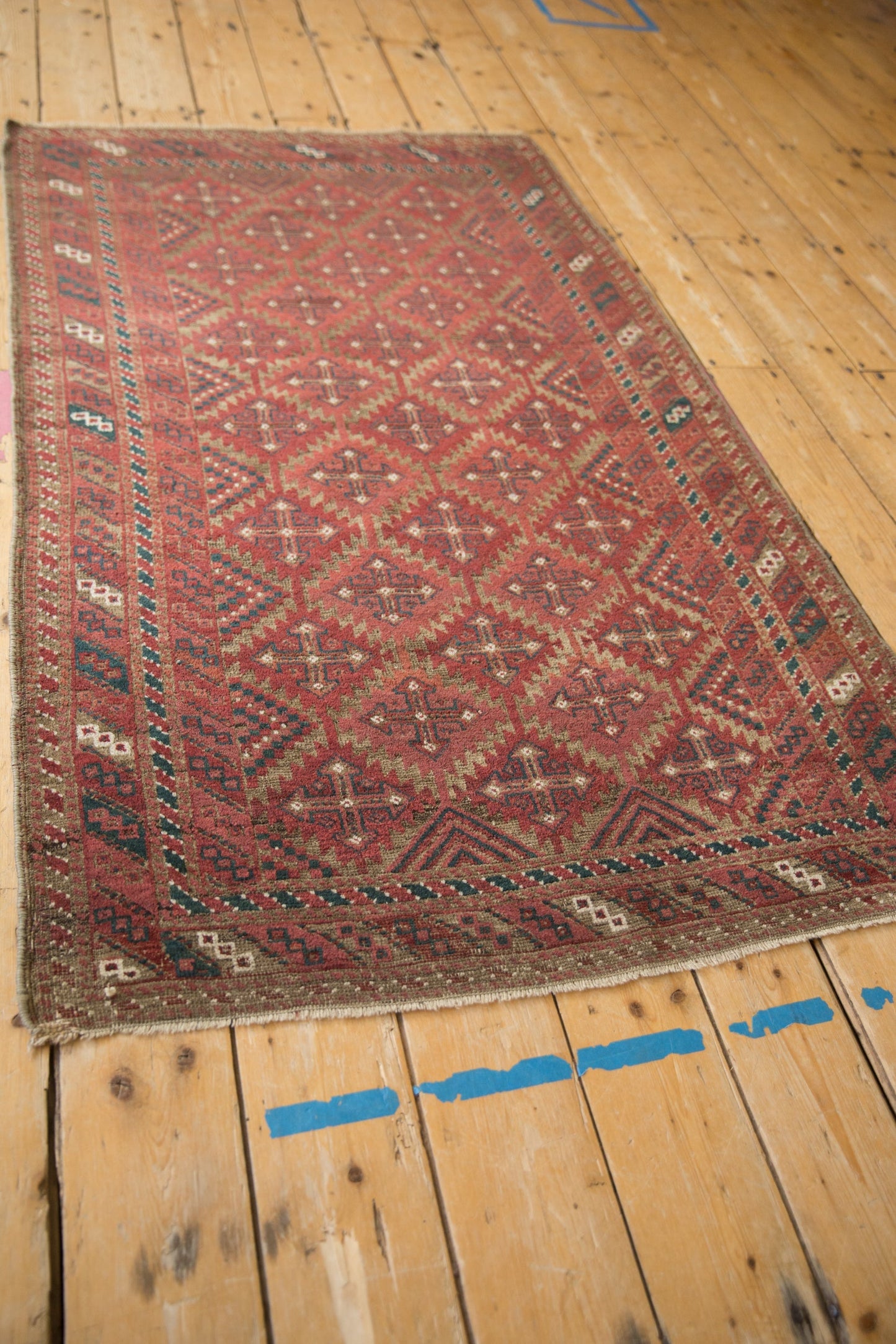 3x6 Vintage Distressed Belouch Rug Runner