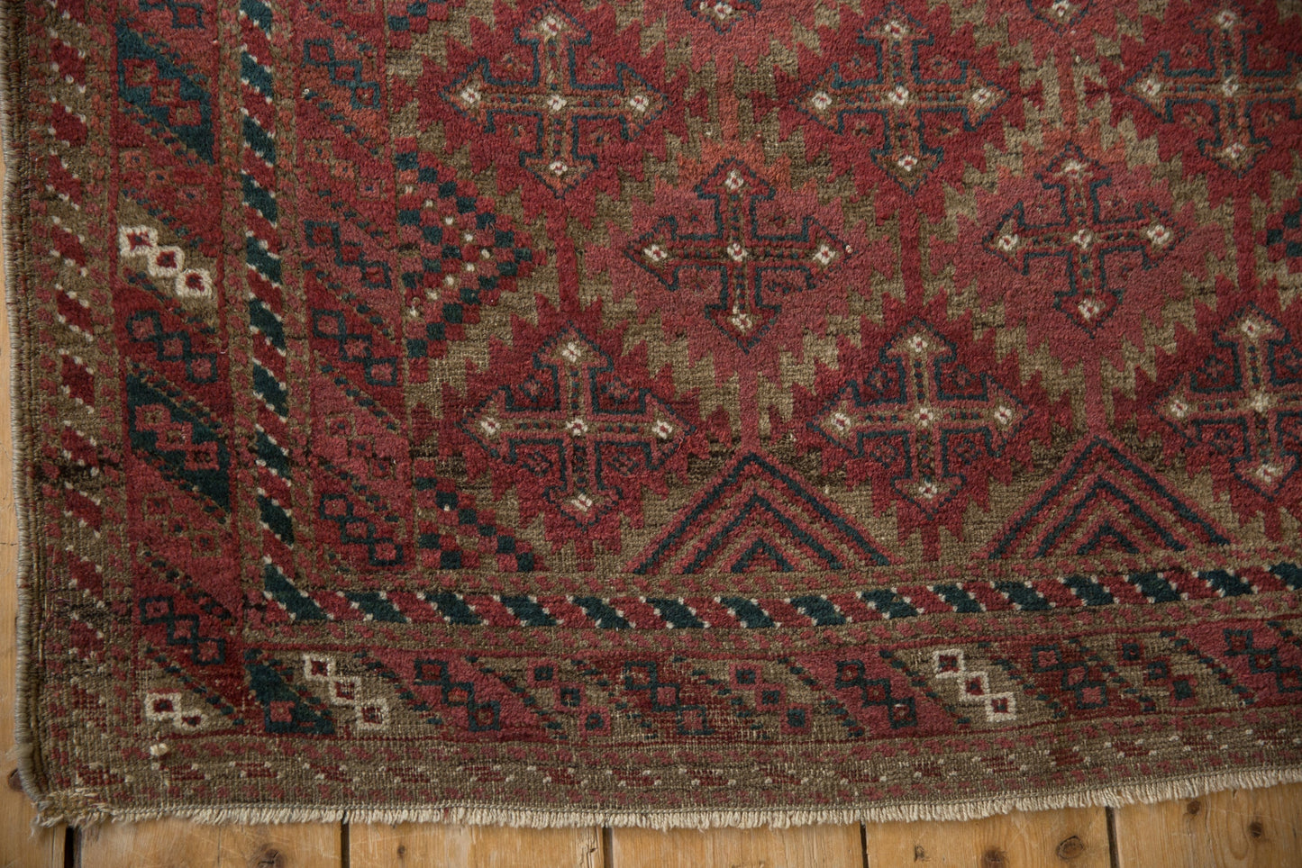 3x6 Vintage Distressed Belouch Rug Runner