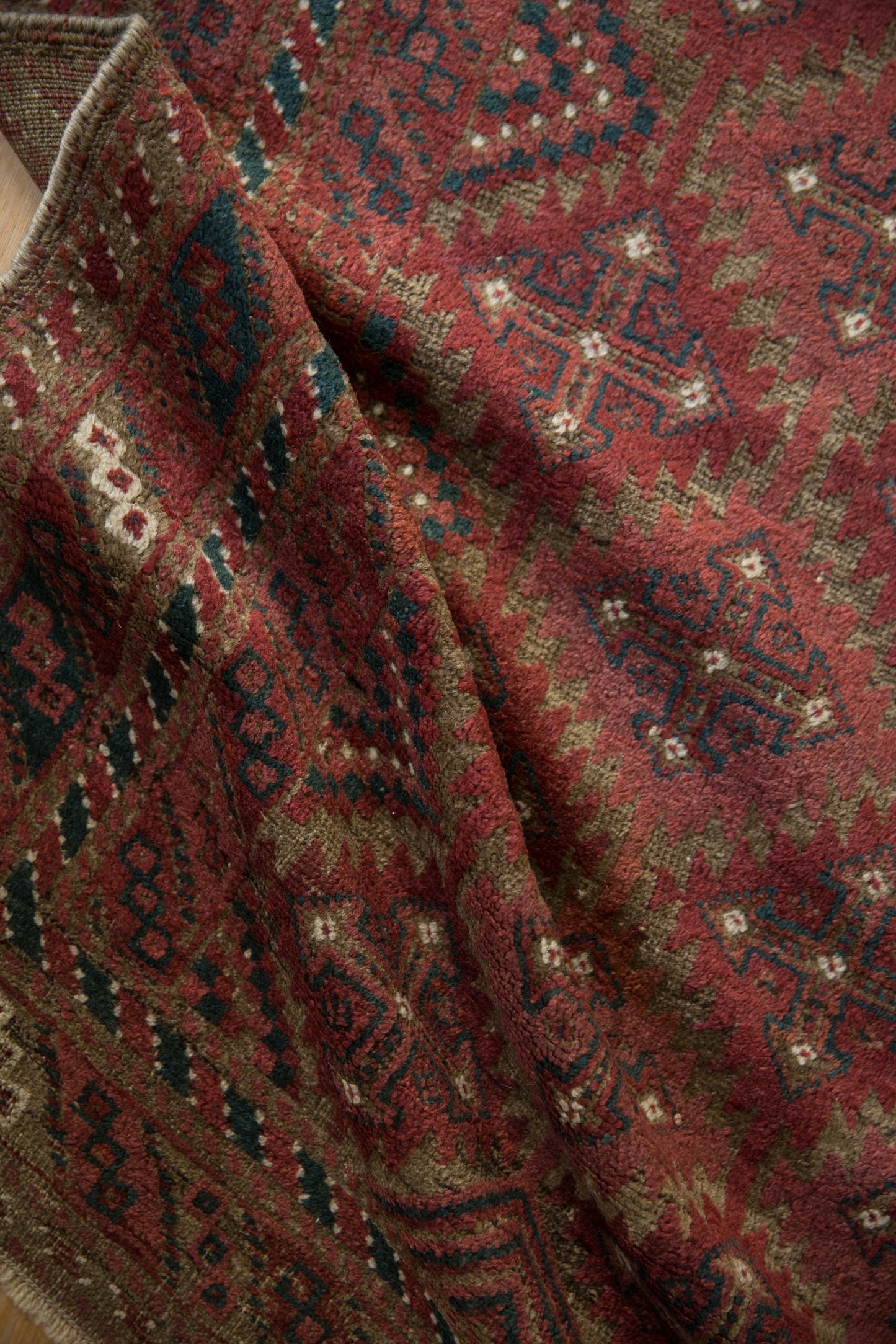 3x6 Vintage Distressed Belouch Rug Runner