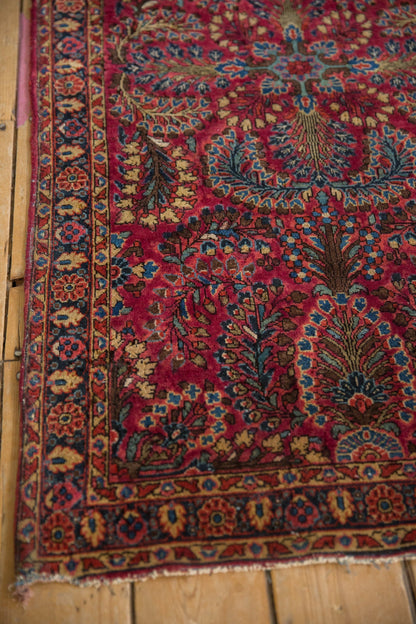 2.5x5 Vintage American Sarouk Rug Runner