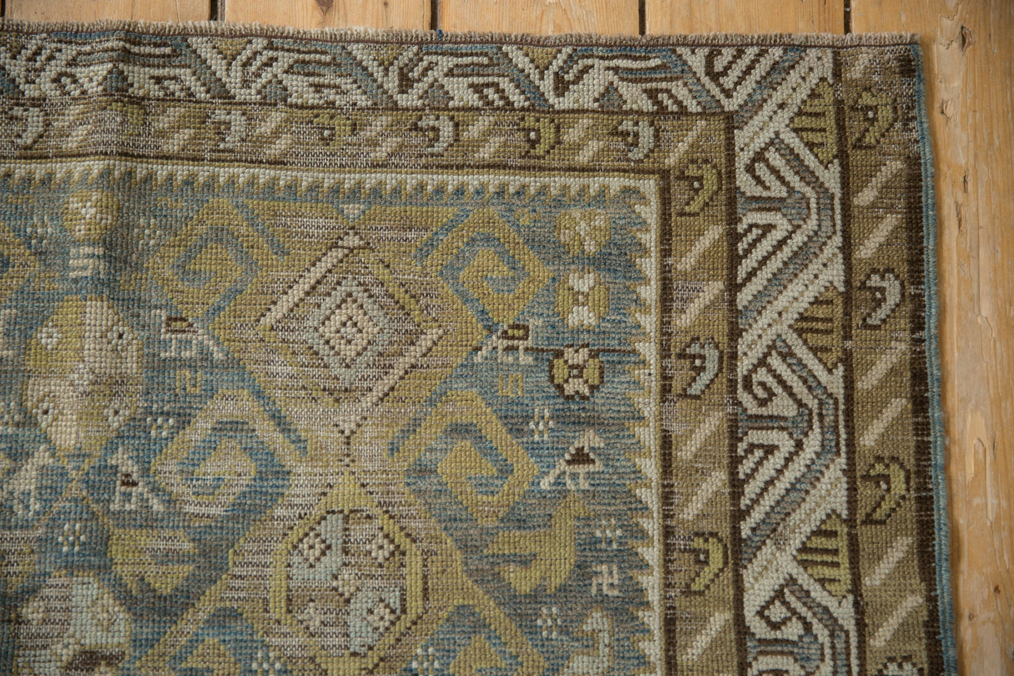 3.5x5 Antique Distressed Caucasian Rug
