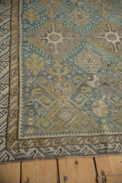3.5x5 Antique Distressed Caucasian Rug