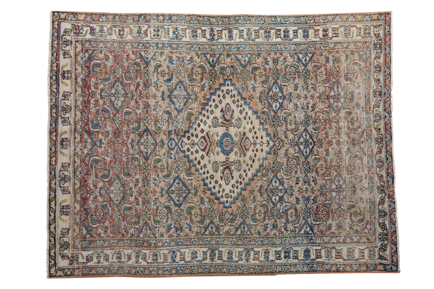 3.5x5 Vintage Distressed Khorassan Rug