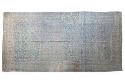 9x17.5 Vintage Distressed Khotan Carpet