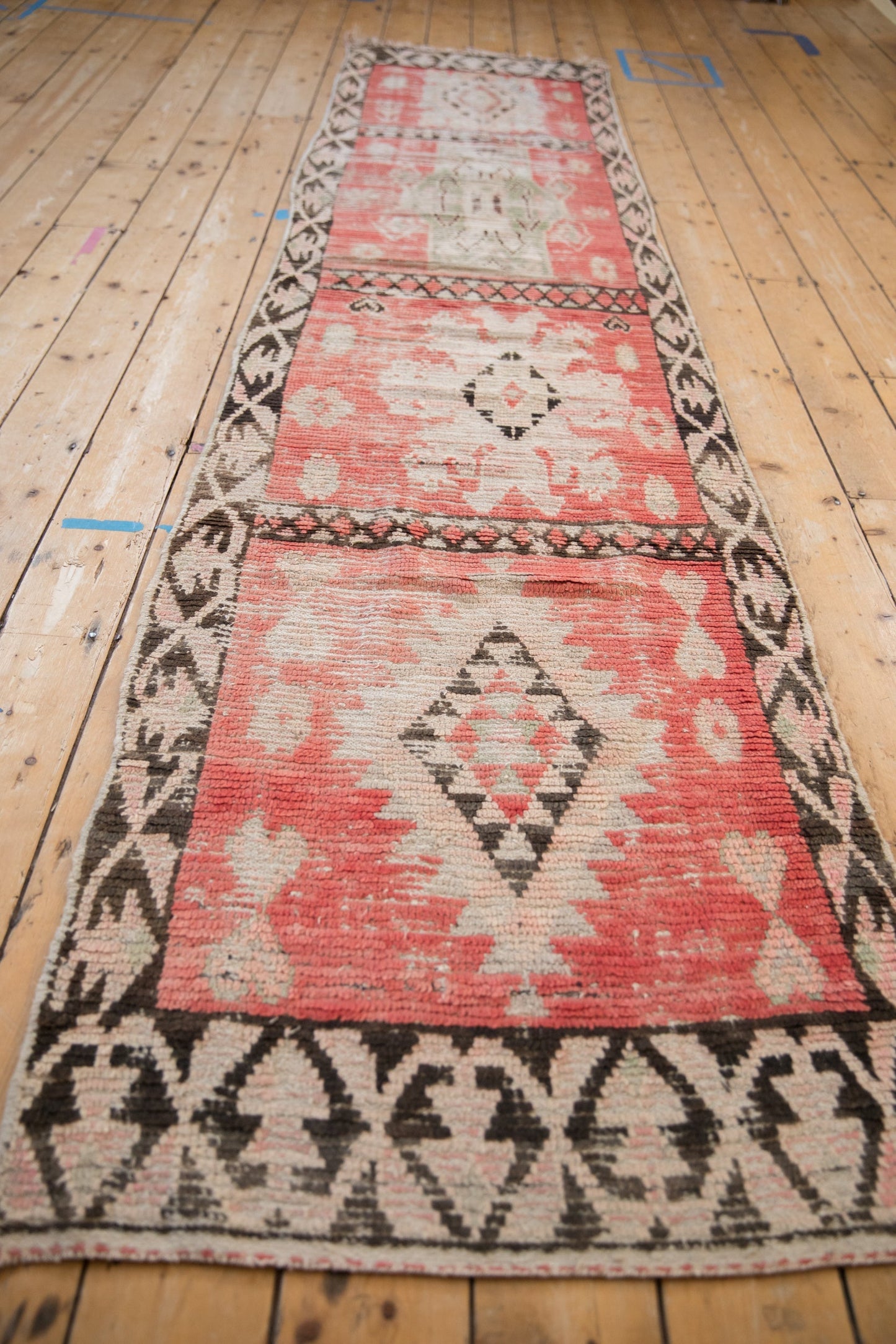 2.5x11.5 Vintage Moroccan Rug Runner