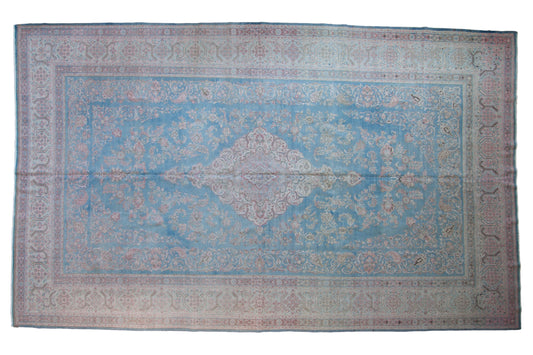 10x16.5 Vintage Distressed Meshed Carpet