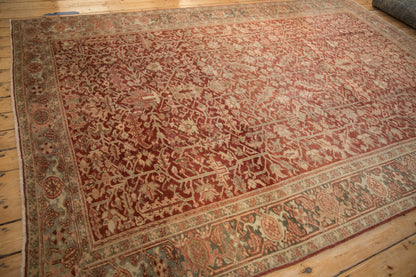 8x11.5 Vintage Fine Distressed Heriz Carpet