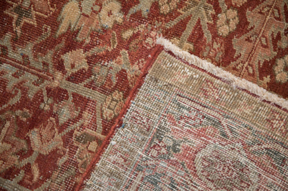 8x11.5 Vintage Fine Distressed Heriz Carpet