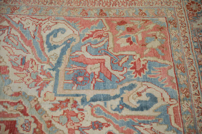 10x13 Vintage Distressed Heriz Carpet