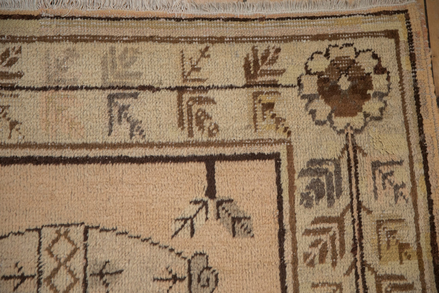 5x8 Vintage Distressed Khotan Carpet