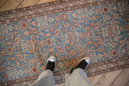 3x13.5 Antique Distressed Malayer Rug Runner