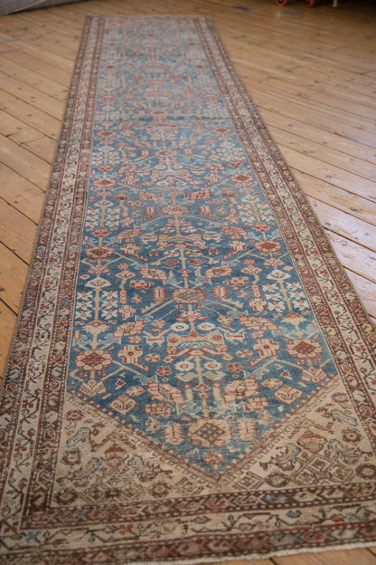 3x13.5 Antique Distressed Malayer Rug Runner