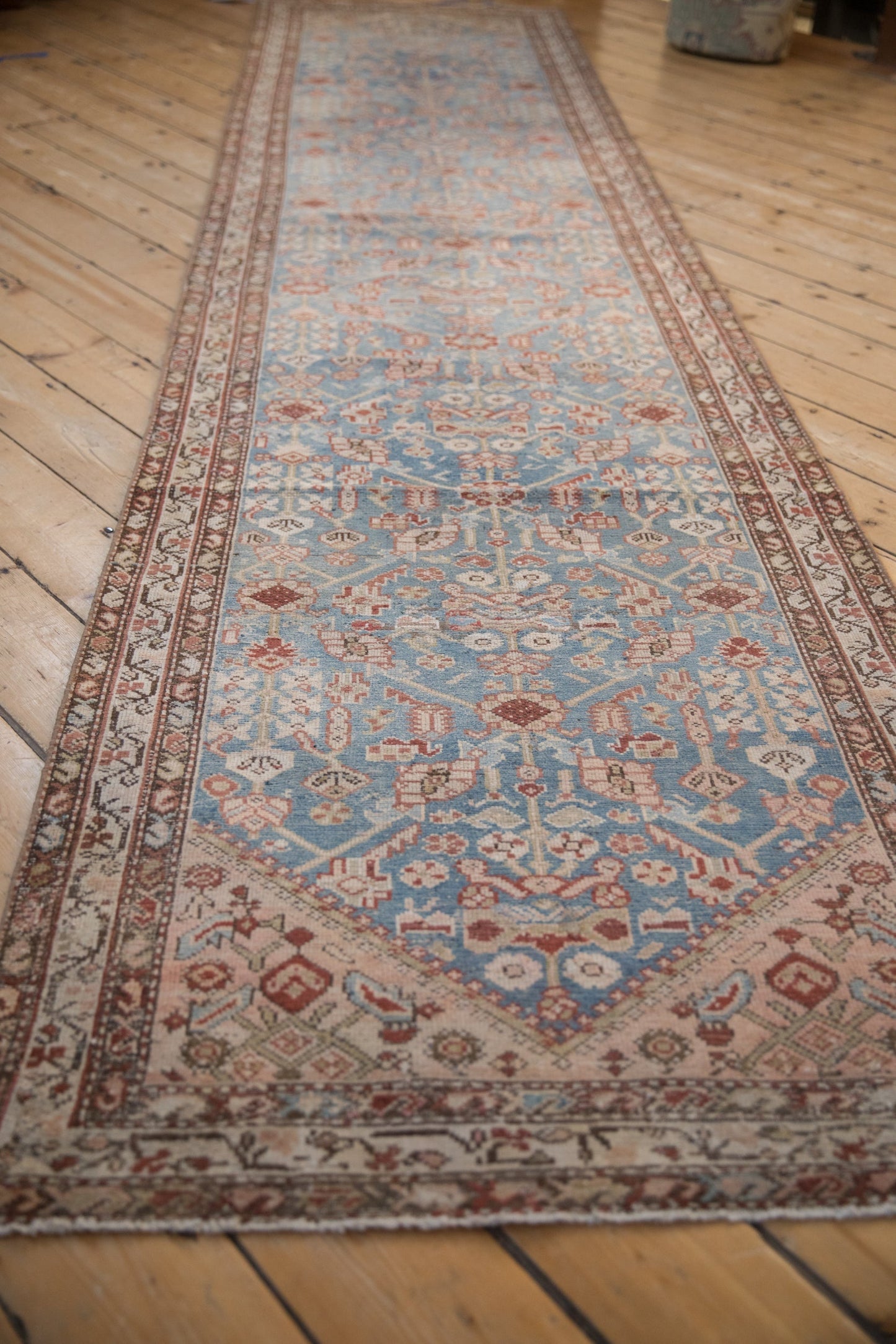 3x13.5 Antique Distressed Malayer Rug Runner