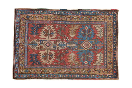 3.5x5 Vintage Heriz Rug