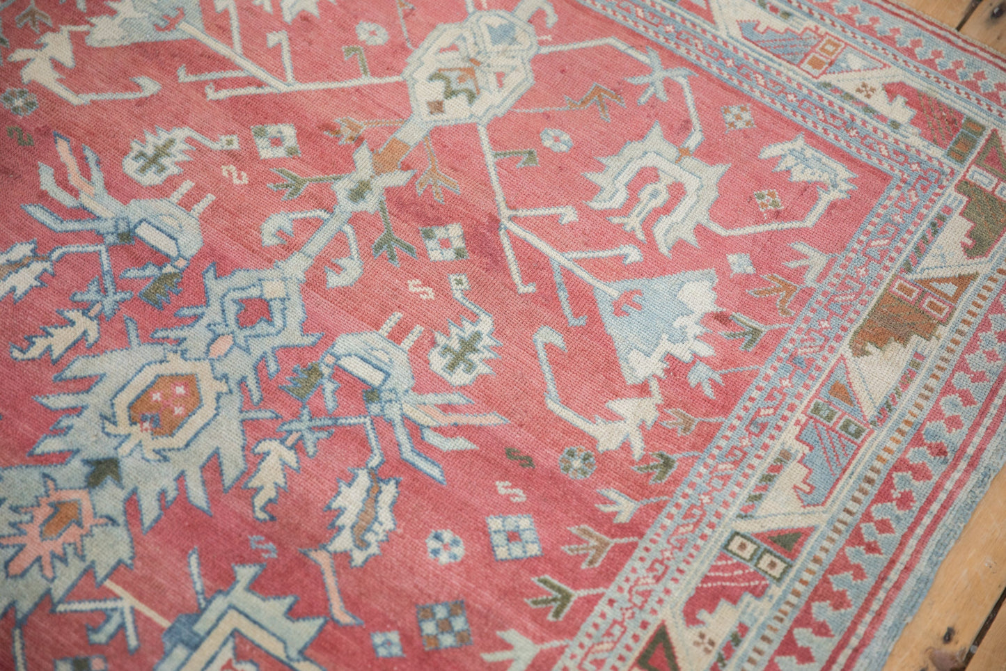 3.5x5 Vintage Distressed Anatolian Rug