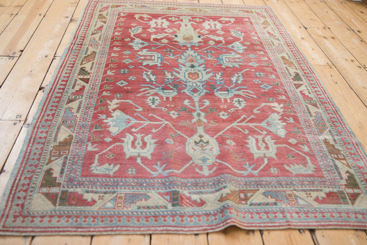 3.5x5 Vintage Distressed Anatolian Rug