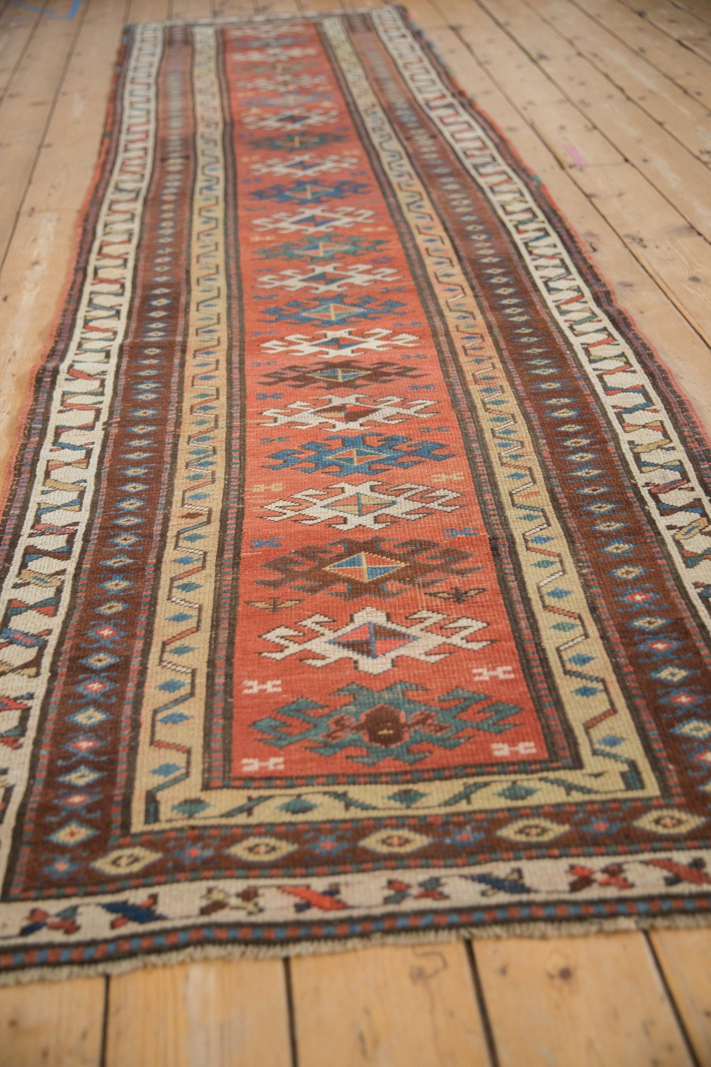 3x11 Antique Caucasian Rug Runner