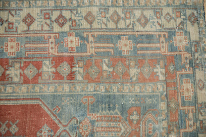 4x4.5 Vintage Distressed Oushak Square Rug