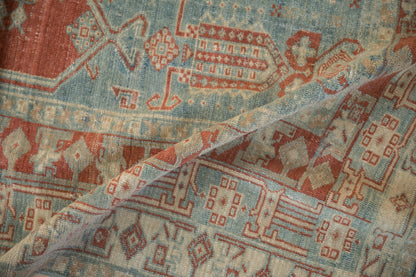 4x4.5 Vintage Distressed Oushak Square Rug
