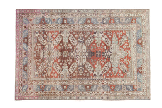 3.5x5.5 Vintage Distressed Caucasian Rug