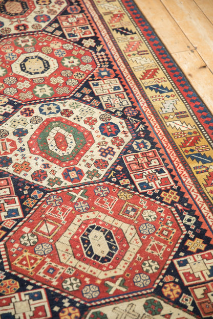 3.5x9.5 Antique Kazak Rug Runner