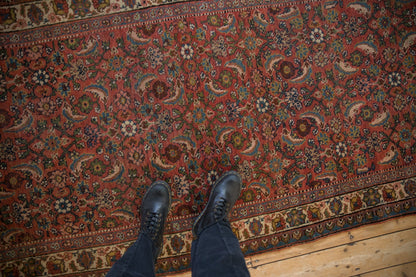 3.5x10 Vintage Bijar Rug Runner